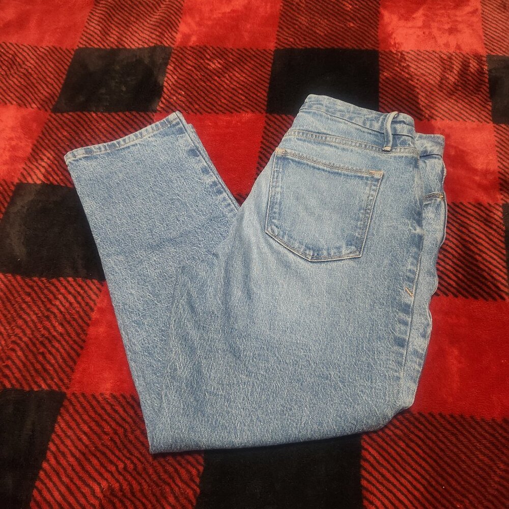Good American Good Vintage Straight Jeans Medium Wash Size 6/28